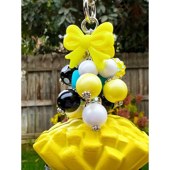 Sanrio Chococat Fries Squishy Keychain Bag Purse Charm - Picture 5 of 5